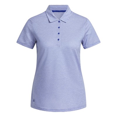 adidas Ladies Ottoman Short Sleeve Polo