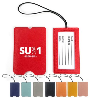 PU Luggage Tag