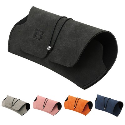 PU Leather Sunglass Case Pouch Bag