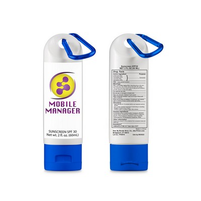 2 oz. Sunscreen with Carabiner - SPF 30