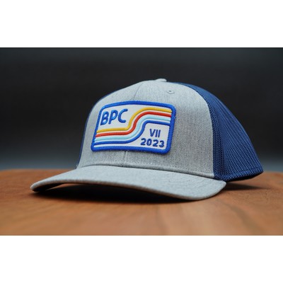 Outdoor Cap RGR-360M ProFlex® Adjustable Sweatband Mesh Back Trucker Cap with Patch of Choice