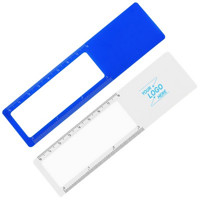 Bookmark with Magnifying Glass and Ruler