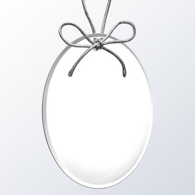 Acrylic Oval Ornament