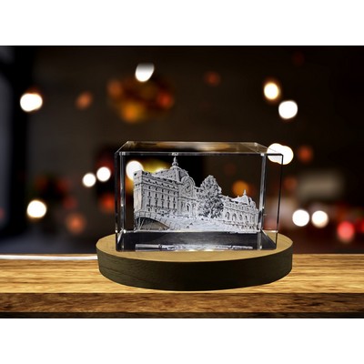 Musée d'Orsay 3D Engraved Crystal Keepsake Souvenir