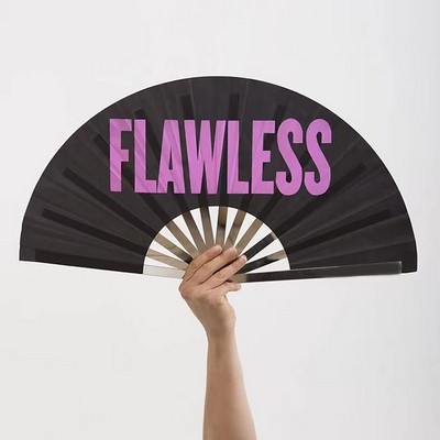 10"Plastic Frame Crafted Folding Fan