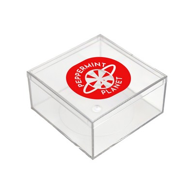 4" x 4" x 2" Clear Plastic Box