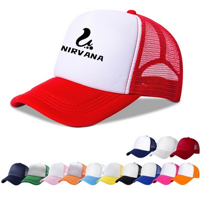 Baseball Cap With Mesh Back