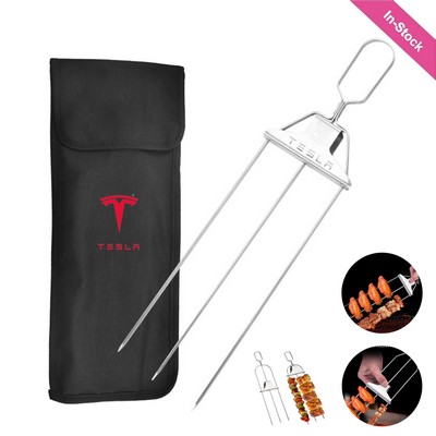 3 Way Skewer with Storage Bag