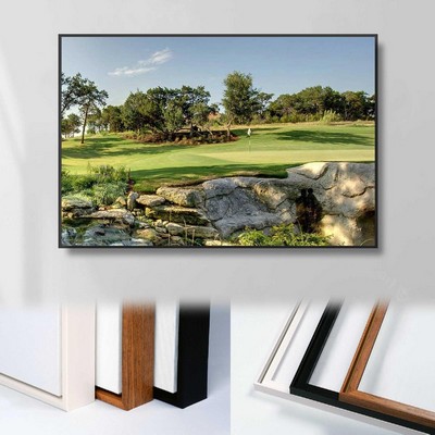 24" X 36" Framed Canvas Wrap - Black