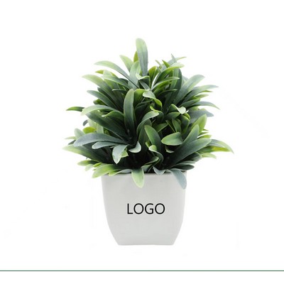 Small Artificial Eucalyptus Potted Plant Mini Faux Plants