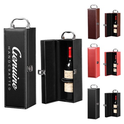 Wine Single Bottle Box w/Opener