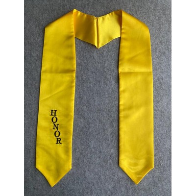 Custom Embroidered Graduation Stole Sash 60"