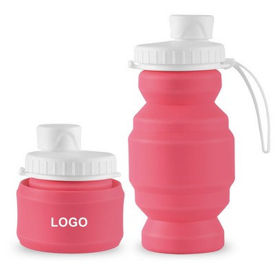 Silicone Foldable Travel Water Bottle