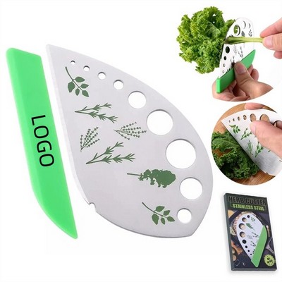 9-Blade Stainless Steel Herb Cutter Stripper