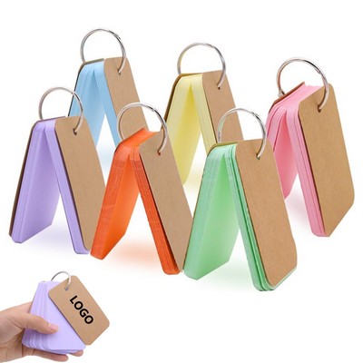 50 Pack Binder Ring Index Cards