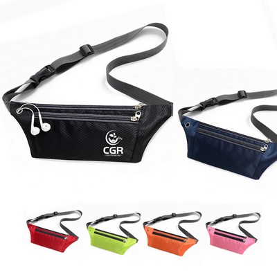 Triple Zipper Fanny Pack