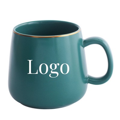 14 oz Ceramic Mug with Tray