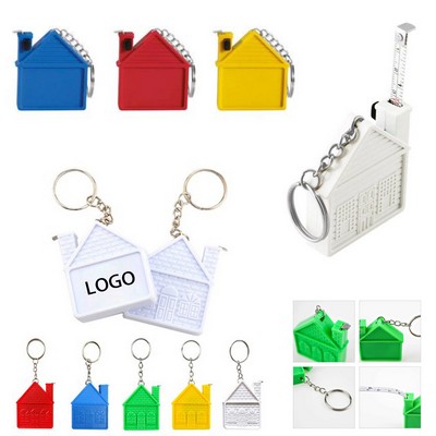 Keychain House Shape Tape Measure