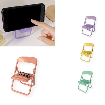 Foldable Mini Chair Phone Holder