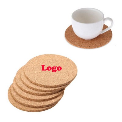 Round Cork Coaster