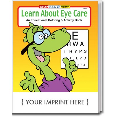 Learn About Eye Care Coloring Book Fun Pack