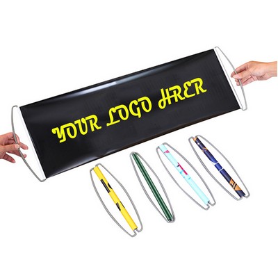 Full Color Handheld Retractable Banner