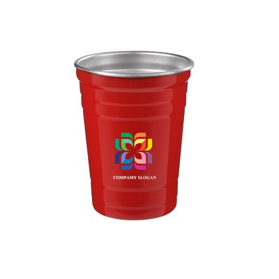 16 Oz. Reusable Stainless Steel Stadium Cup