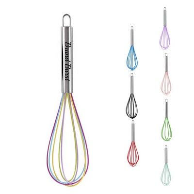 Silicone Whisk With Stainless Steel Handle