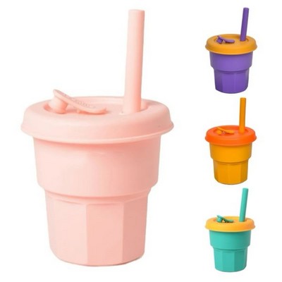 Silicone Straw and Lid Cup