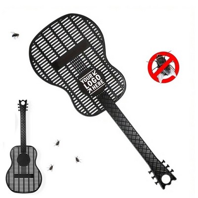 14" Guitar Shaped Plastic Fly Swatter