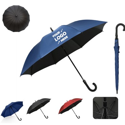 Windproof Hook Handle Umbrella