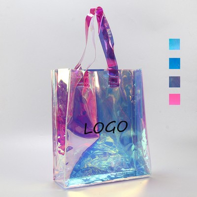 Rainbow Clear Tote Bag