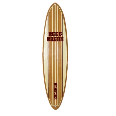 5'8 Bamboo Surfboard - Epoxy/Fiberglass