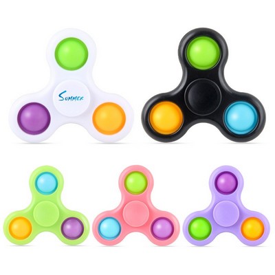 3 Bubbles Fidget Push Pop Spinner