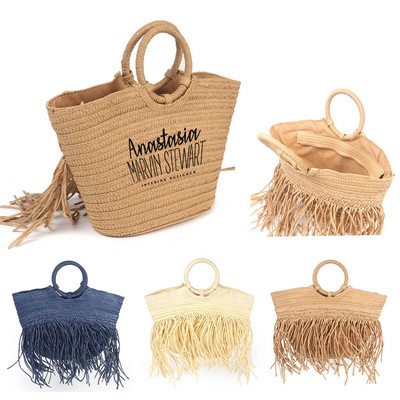 Natural Straw Bag