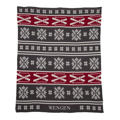 Fair Isle Personalized Throw Blanket