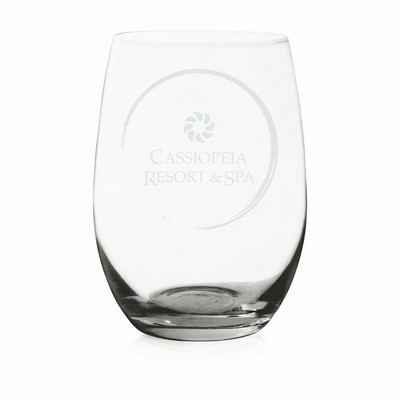 Vino Stemless White Wine Glass Set of 4 by True