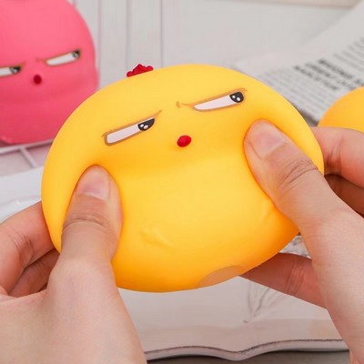 Slanted Eye Chicken Squeeze Toy