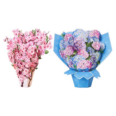 3D Pop Up Bouquet Greeting Card