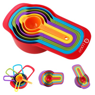 Rainbow 6-Piece Measuring Spoon Set