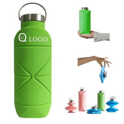 Outdoors Diamond-Shaped Collapsible Sports Bottle