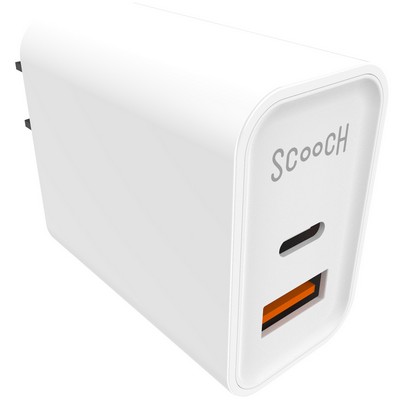 Scooch 20W Dual Port Wall Charger