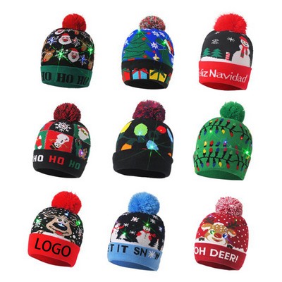 Led Light Up Beanie Knit Cap