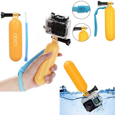 Waterproof Action Camera Selfie Stick Floating Handle Grip