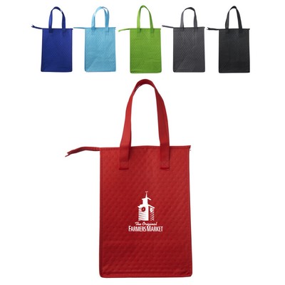 Union Printed - Zipper Insulated Lunch Tote Bags