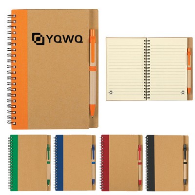 Recycle Write Notebook With Pen