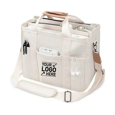 Spacious Canvas Tote Bag for Everyday Use