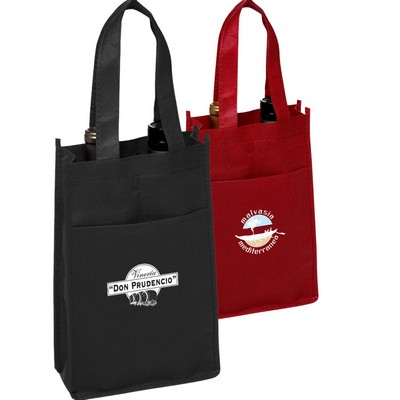 Non-Woven Vineyard Two-Bottle Wine Bag