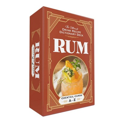 Rum Cocktail Cards A-Z (The Ultimate Drink Recipe Dictionary Deck)