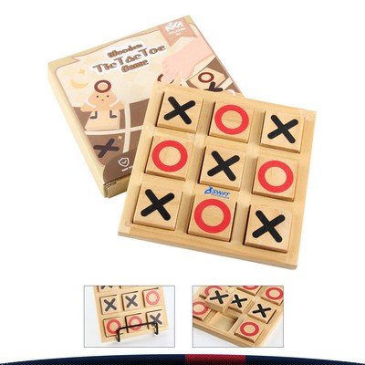 Ridel Wooden Tic-Tac-Toe Game